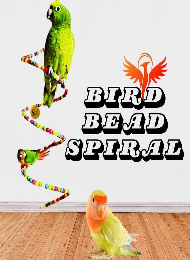 Sage Square Bird Cage Toy Accessories - Spiral - 65cm - Image 2